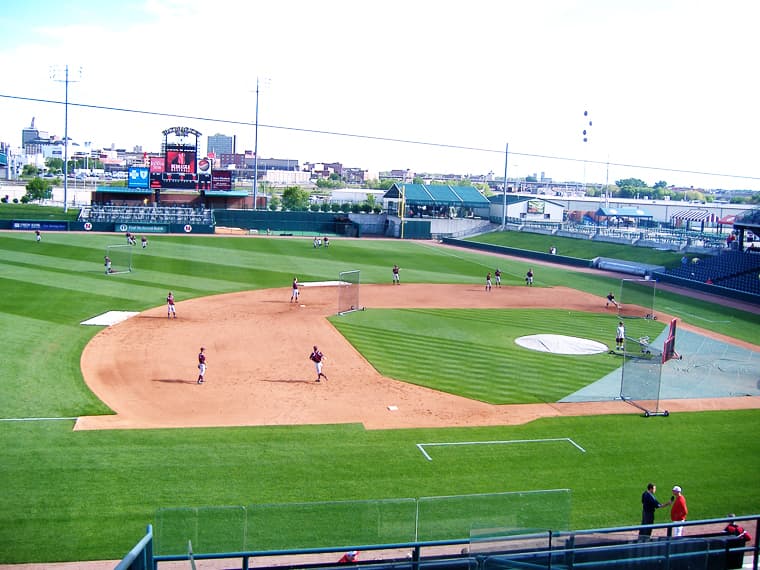 Hawks Field at Haymarket Park aerial view