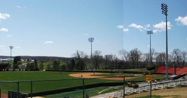 English Field aerial view