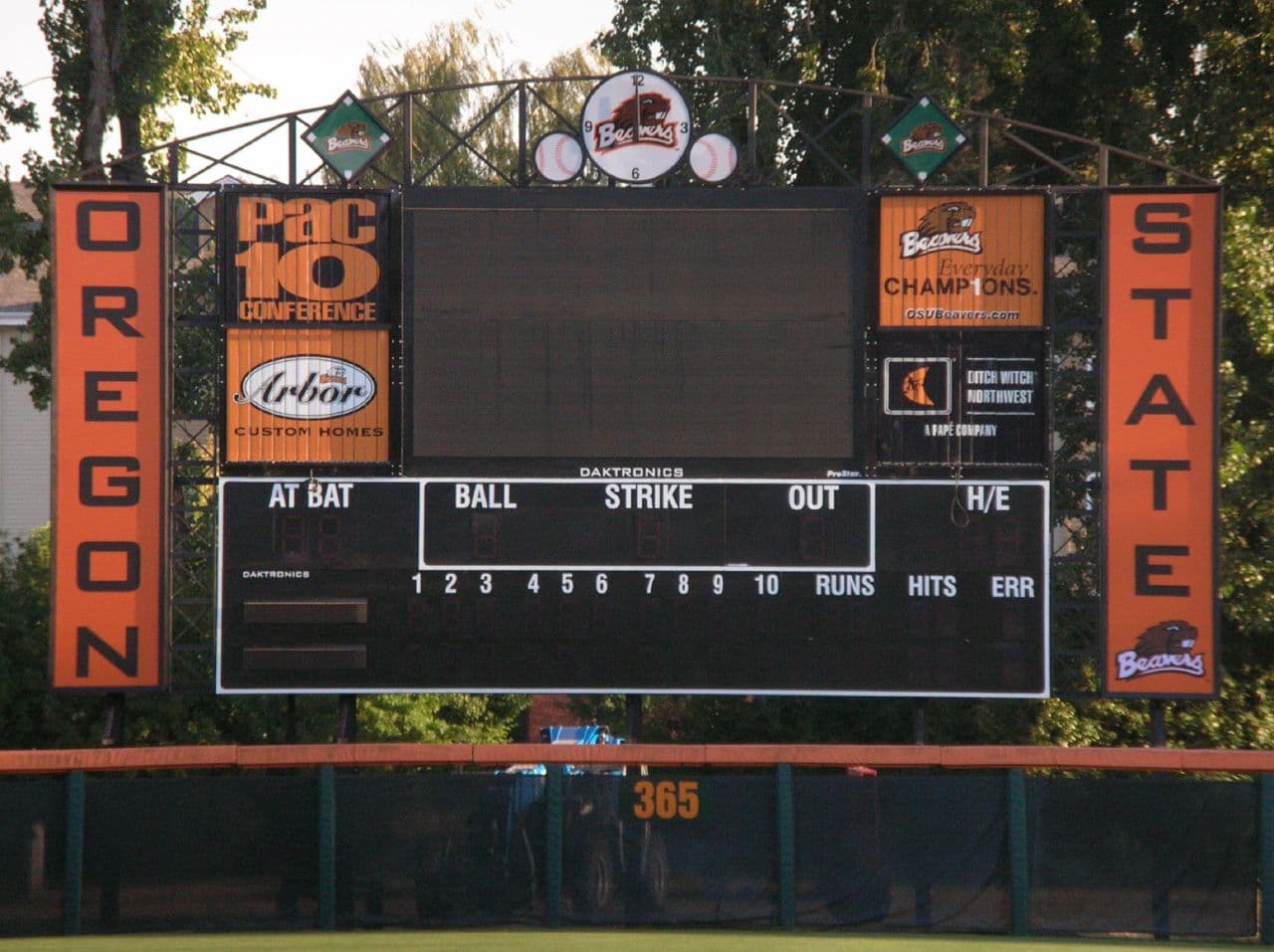 Goss Stadium at Coleman Field aerial view