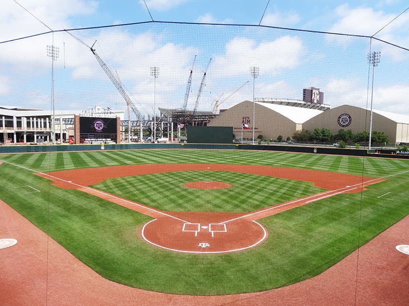Olsen Field at Blue Bell Park aerial view